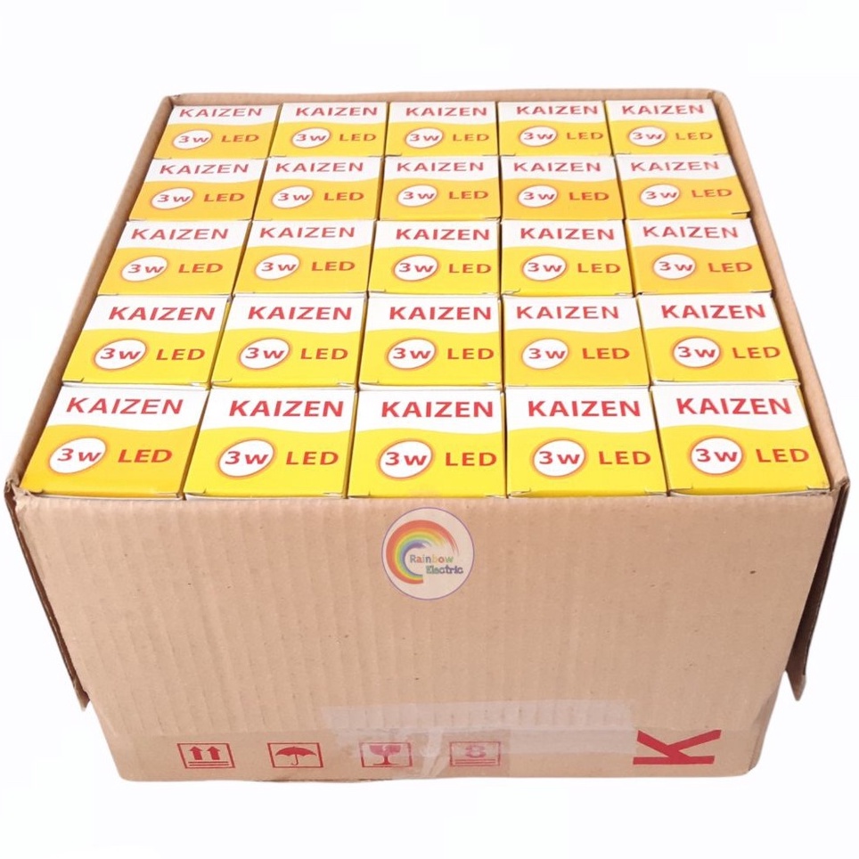 Paket 50 Pcs Kaizen Lampu LED 3 Watt