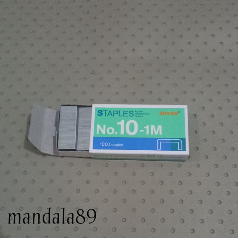 

Isi Staples no.10 merk Joyko @20 kotak kecil