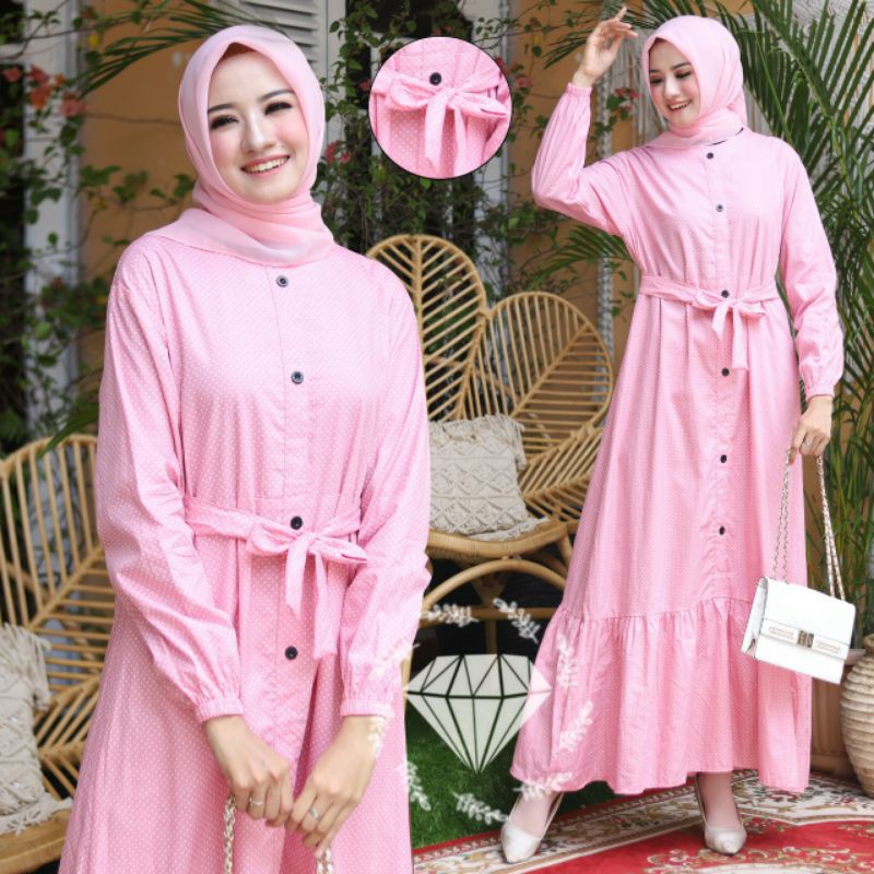 MAXY HARMONIC, KATUN PREMIUM, GAMIS HIJAB MUSLIM, MAXY DRESS