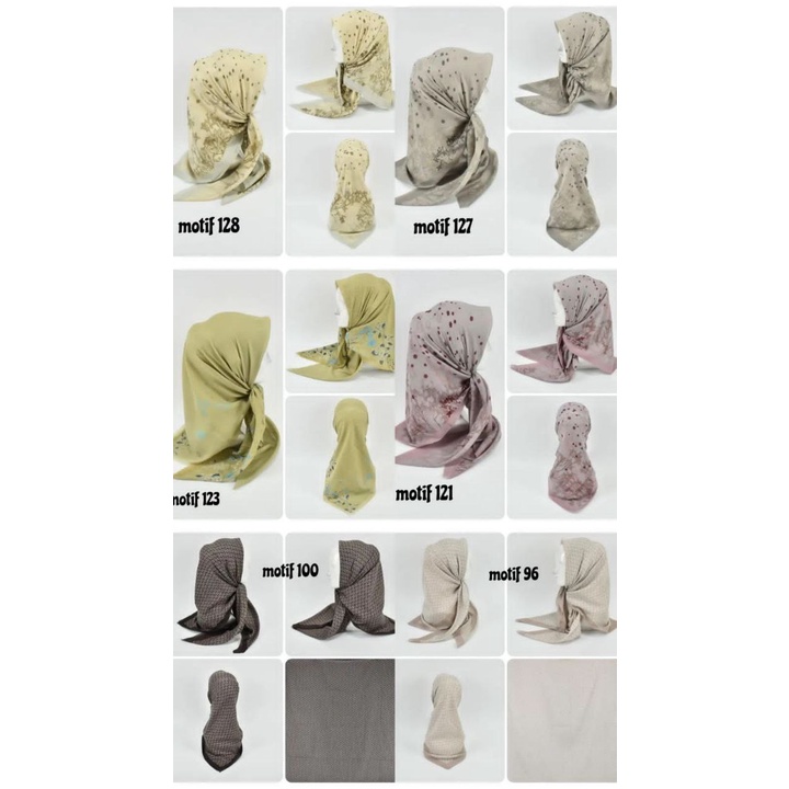 NEW SQURE VOAL MOTIF HIJAB VOAL LASER segi empat .KERUDUNG segi empat polos.JILBAB muslim kerudung t