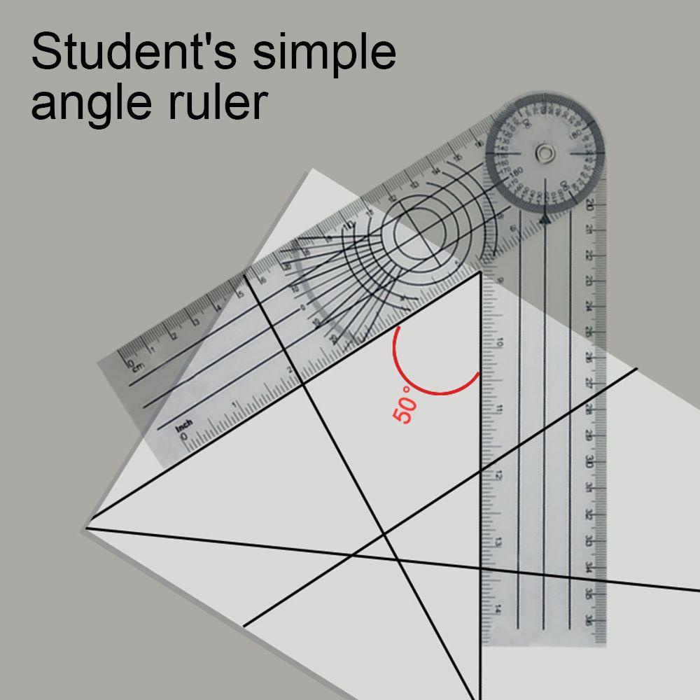 Solighter 3PCS Goniometer 360derajat 0-140mm Sudut Pencari Sudut Tulang Belakang Medis