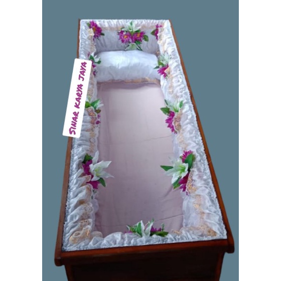 kain rajut/kain serut/kain kerut peti jenazah