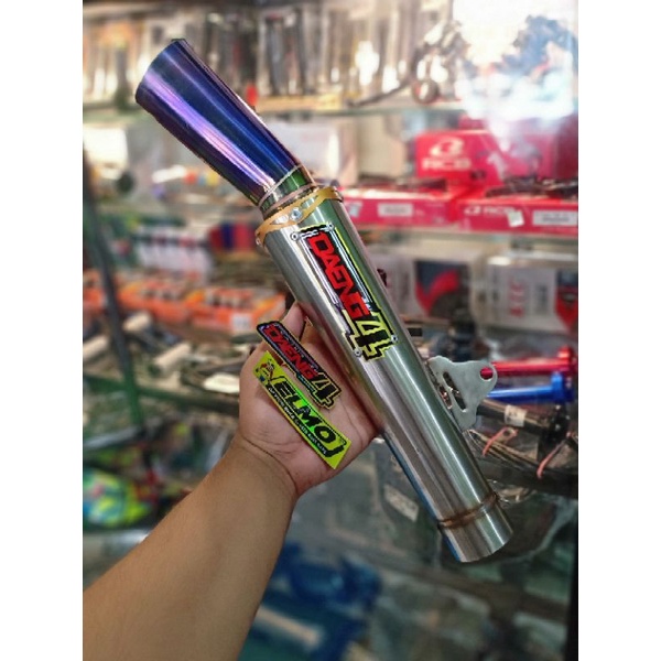 Canister only silincer daeng4 sai daeng 4 sai burn type blue inlet 50-51mm