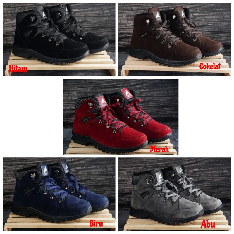 sepatu boots pria murah, sepatu boots cowok, sepatu boots cewek cowok, sepatu outdoor, sepatu gunung murah, sepatu hiking murah, sepatu tracking murah, sepatu adventure J009