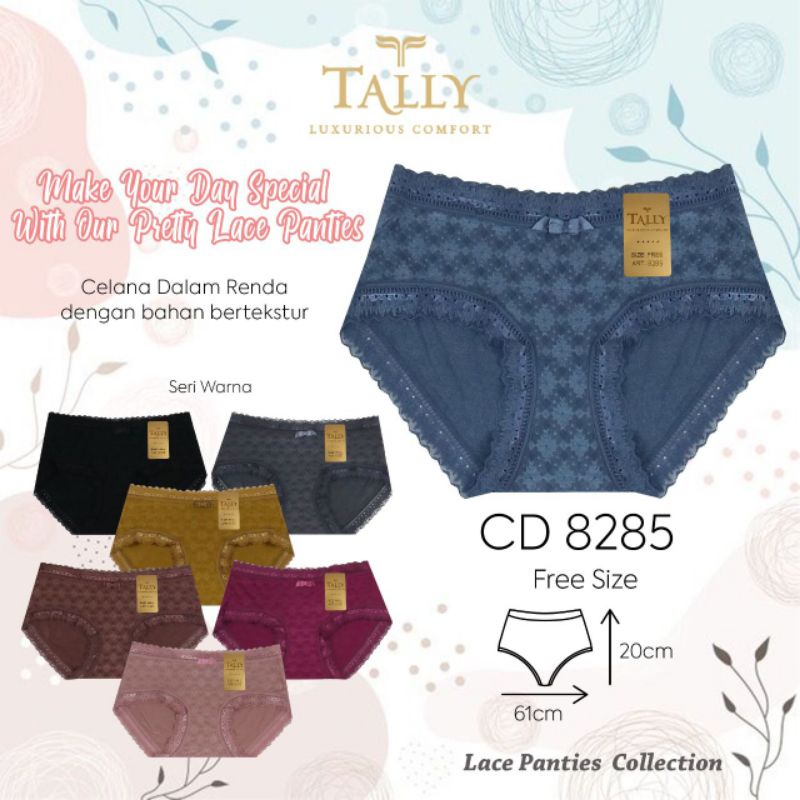 CD RENDA TALLY 8285 CELANA DALAM WANITA DEWASA LACE - BUNGALILY