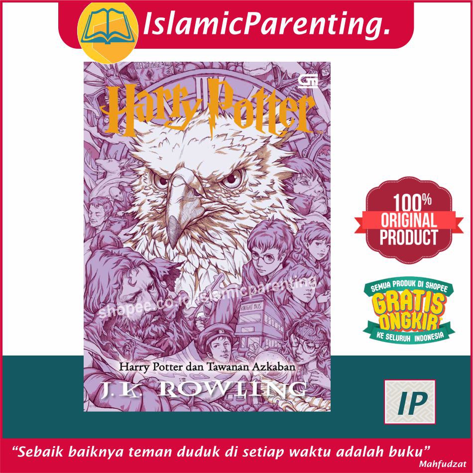 Harry Potter dan Tawanan Azkaban (Harry Potter and The Prisoner of Azkaban) - Cover Baru