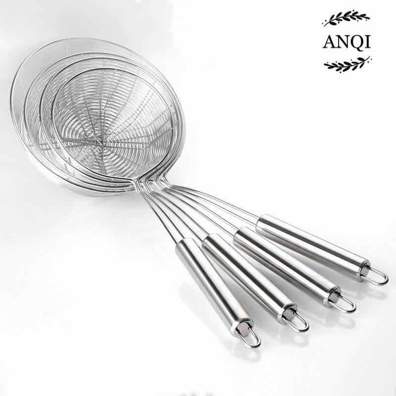 ANQI1888 Saringan Minyak Tirisan Goreng Serokan Masak Stainless Tahan Panas / RH-2182