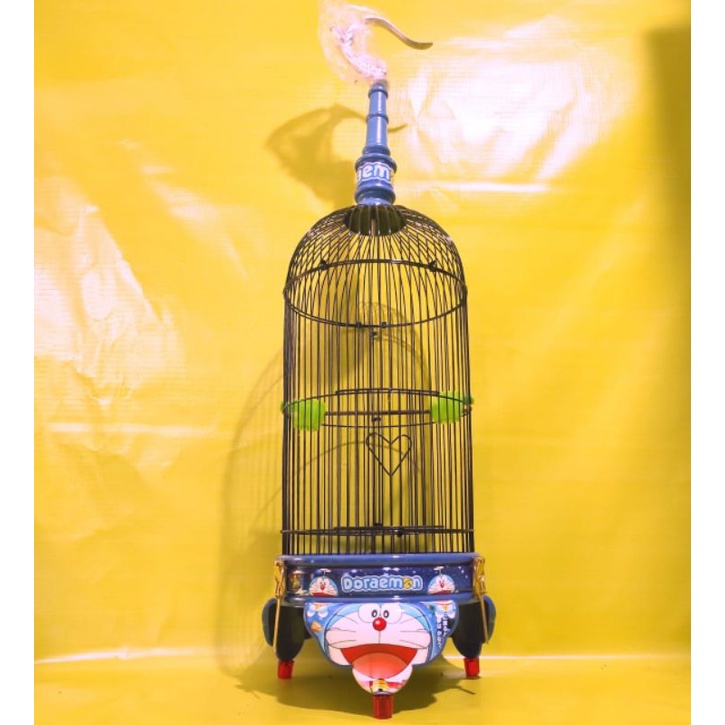 Sangkar burung kecil helopet fullshet // Sangkar pvc helopet Decal Fullshet bonus krodong