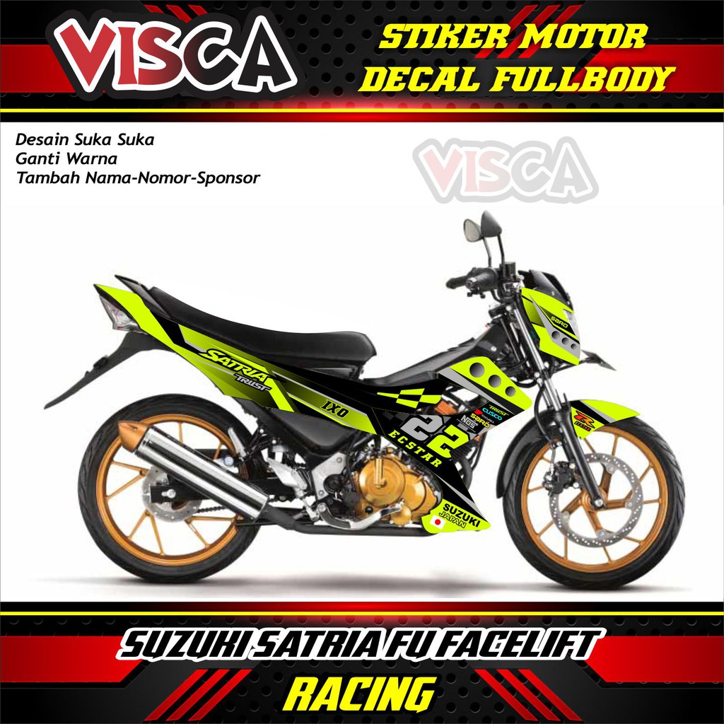 20 Ide Stiker  Keren Buat Motor Satria  Fu  Aneka Stiker  Keren