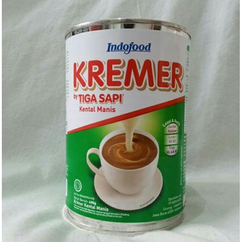 KREMER BY TIGA SAPI SUSU KENTAL MANIS 490GR