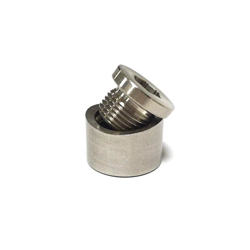 Cre M18x1.5 Tutup Baut Sensor Oksigen O2 Bahan Stainless Steel