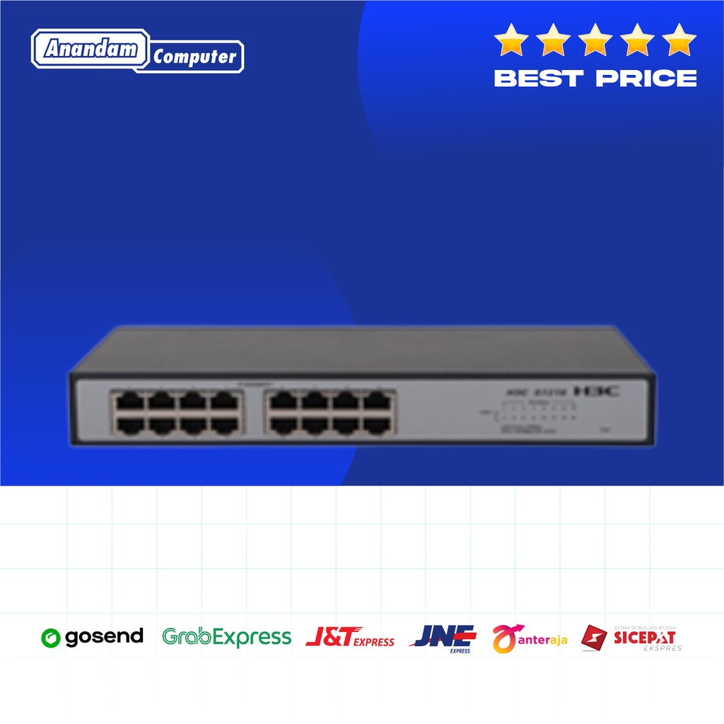 Router Wifi Wireless H3C S1216 Ethernet Switch 16 Port