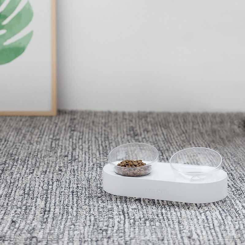 Best Seller ! Xiaomi PETKIT Tempat Makan Hewan Kucing Anjing Double Bowl Feeding