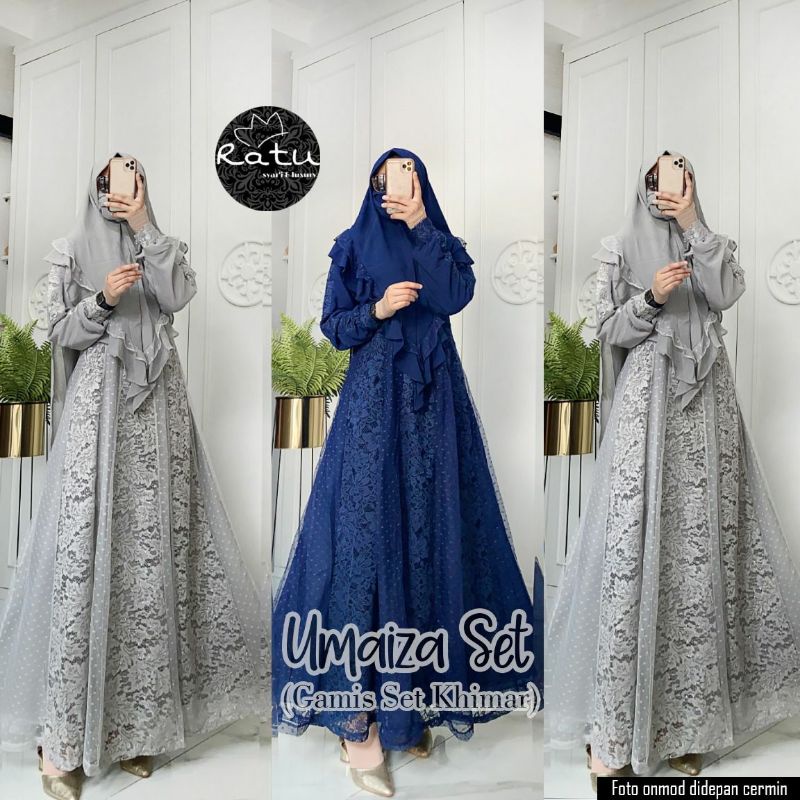 UMAIZA SET GAMIS KHIMAR BY RATU