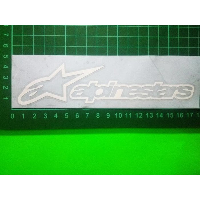 

sticker / stiker cutting alpinestar