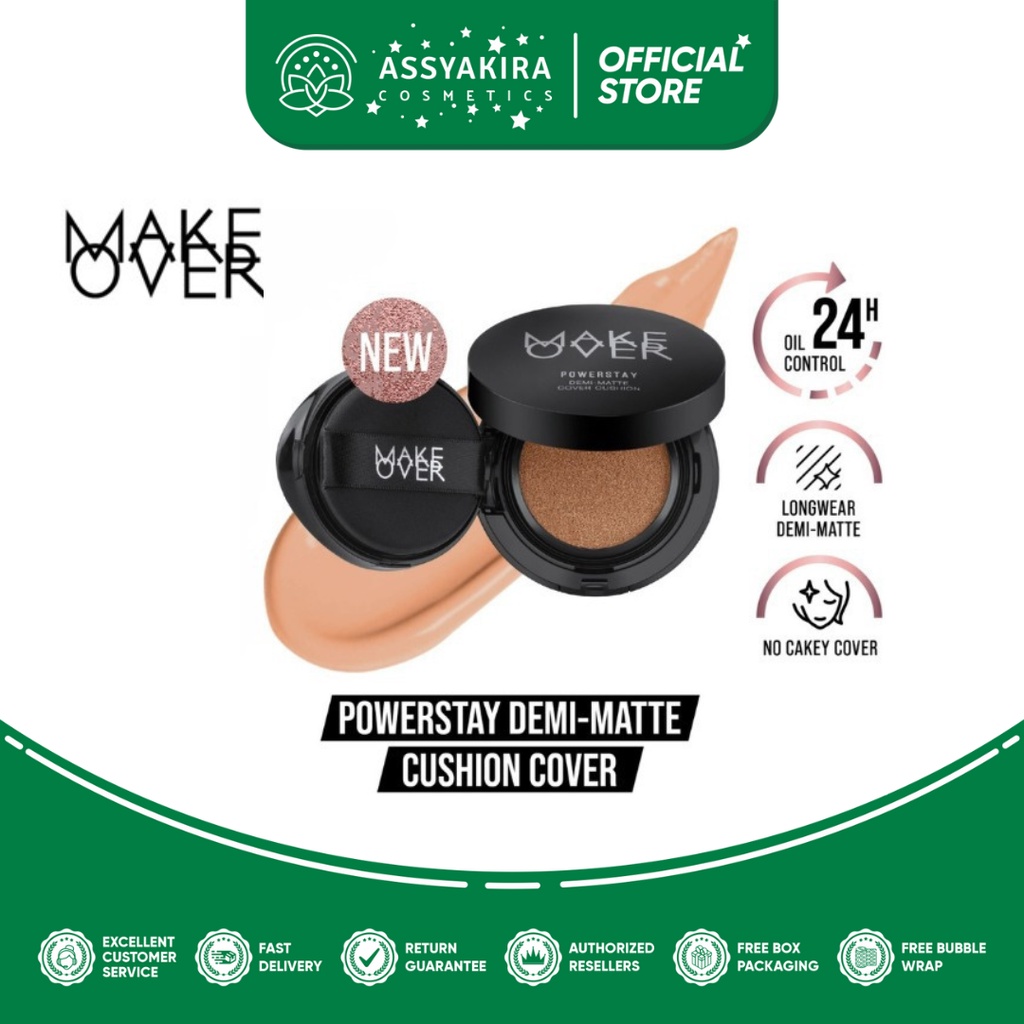 Make Over Powerstay Demi Matte Cover Cushion | Refill Powerstay Demi Matte Cover Cushion