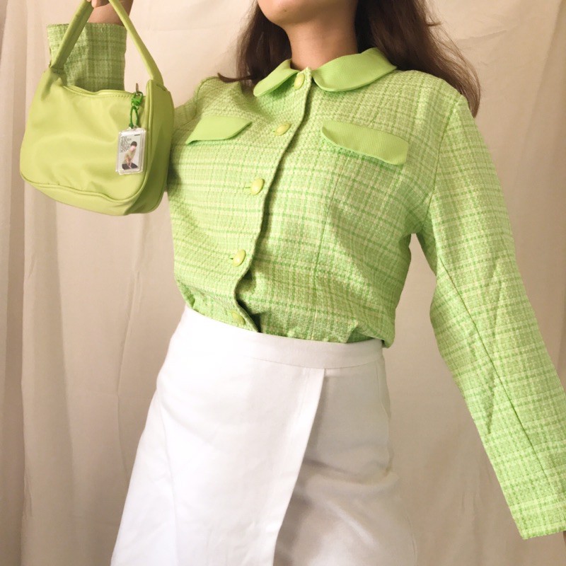 Thrift Blazer Vintage/ Preloved Outer Knitwear Chanel