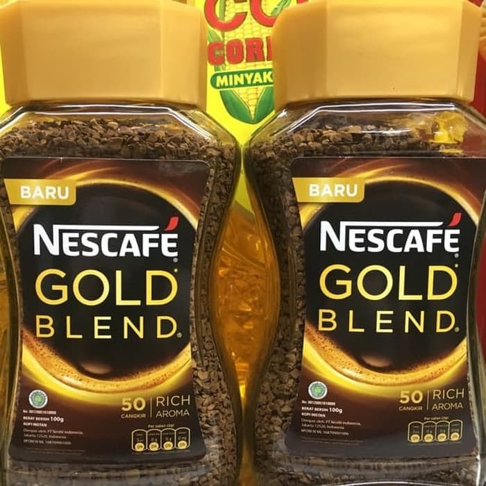 New Kopi Nescafe Gold Blend Rich Aroma 50 Cangkir Termurah