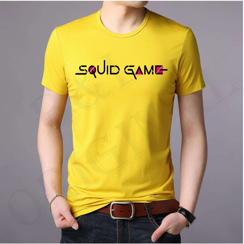 BS//TERLARIS//BAJU KAOS SQUIDGAME//TANGAN PENDEK PRIA DAN WANITA//GOOD QUALITY