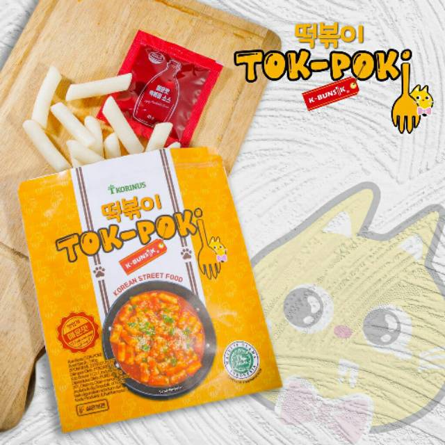 

K-Bunsik Tokpoki Tteokbokki (Kue Beras Korea)