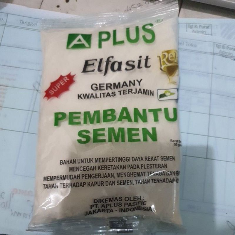 APLUS ELFASIT PEMBANTU SEMEN PEREKAT  MENCEGAH KERETAKAN 50gr