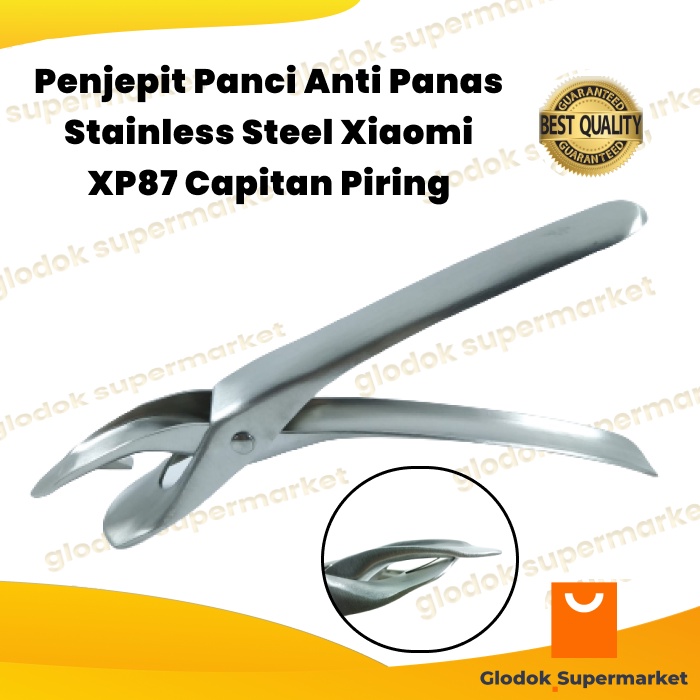 Penjepit Panci Anti Panas Stainless Steel Xiaomi XP87 Capitan Piring