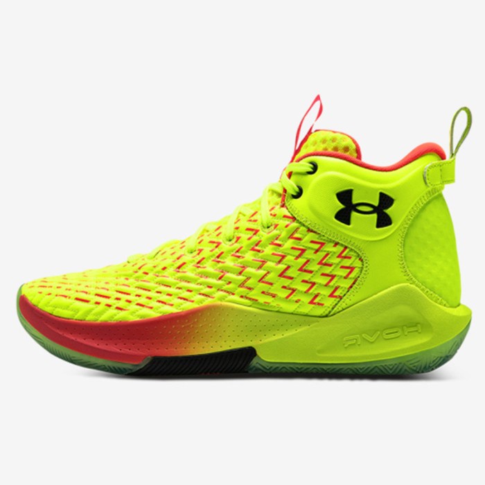 promo   terlaris sepatu basket under armour hovr havoc 4 clone sp yellow red original 3   9