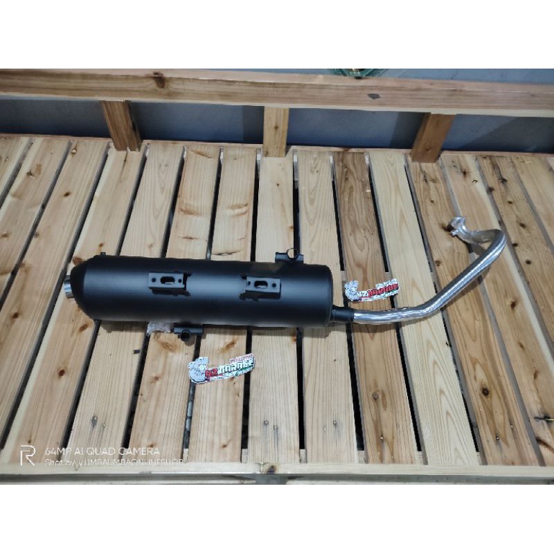 KNALPOT COPY CMS VARIO 125/150 LED OLD LEHER STANDAR BY ZRC