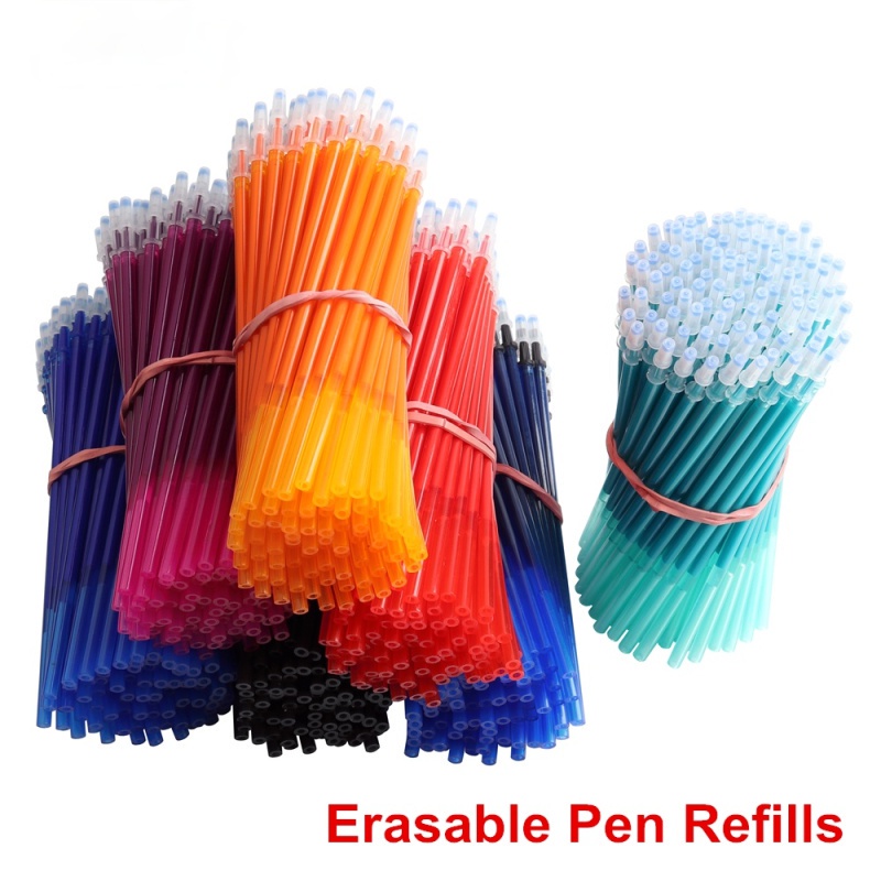 10pcs Erasable Pen Refill Magic Gel Pen Ink Refills Stationery Multicolor Gel-ink Erasable Pens Refill