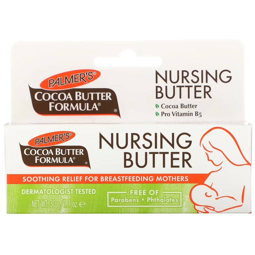 Palmers Cocoa Butter Formula Nursing Butter 30gr For Breastfeeding Mother Krem Pelembab Puting Ibu Hamil Menyusui Cegah Lecet Luka Iritasi Kulit ORI USA