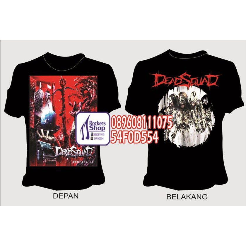 KAOS DEADSQUAD PROFANATIK TENGKORAK