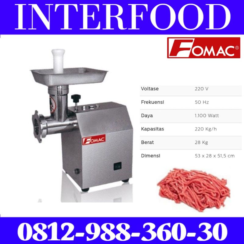 Meat Grinder Mesin Giling Daging Penggiling Daging MGD-22A FOMAC