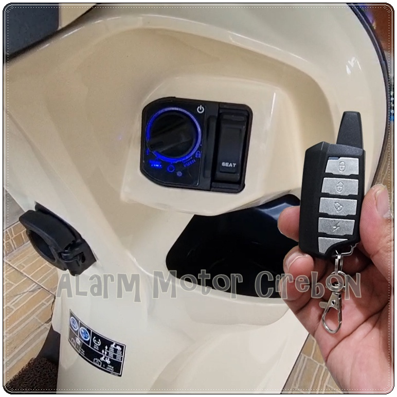 Jual Keyless Honda Scoopy Pakai Modul Alarm Nine A2 Full Fitur | Shopee