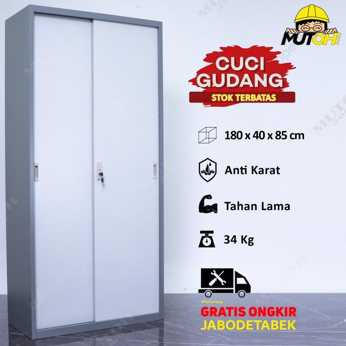 

Cabinet | Lemari Arsip Lemari Besi Filling Cabinet - Pintu Plat Sliding Geser