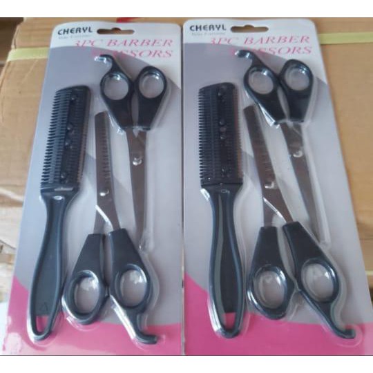 Jual Gunting Cukur Rambut 3 Set Cheryl | Shopee Indonesia