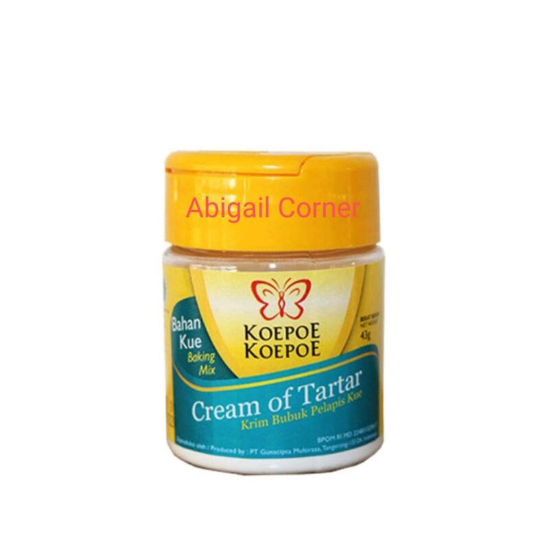 

Abigailcorner - Koepoe Koepoe | Cream of Tartar / Krim Bubuk Pelapis Kue (43 gr)