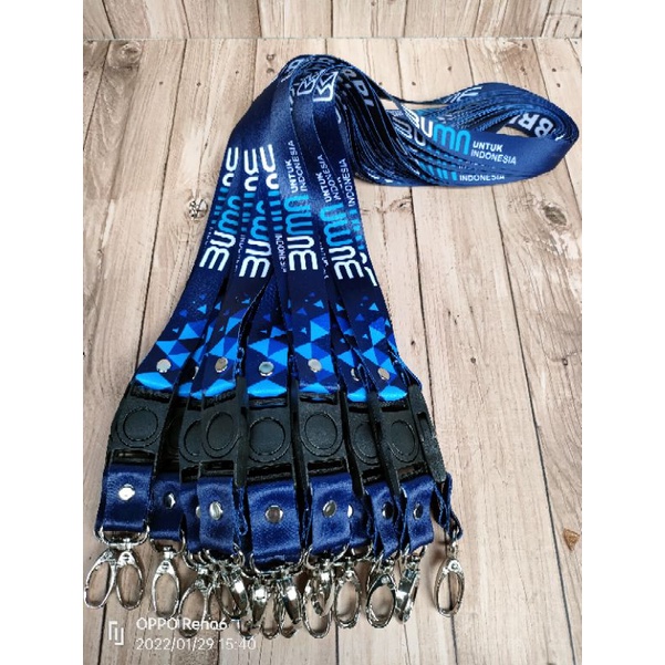 

Lanyard BANK BUMN | BRI | Mandiri | BNI| Free Design Suka" | Bisa Costume