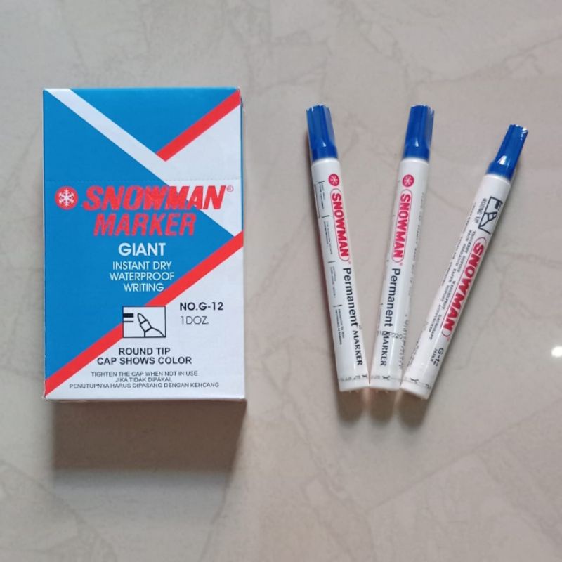 

Spidol Permanent Marker G-12 / isi 12 pcs