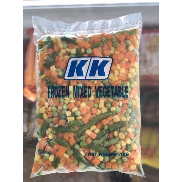 

mix vegetable 1kg 4way KK