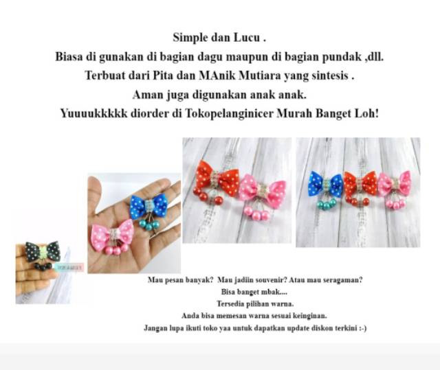 Bros Dagu Fashion Jilbab Bros Pita Feminim Murah Pin Aksesoris Tokopelanginicer