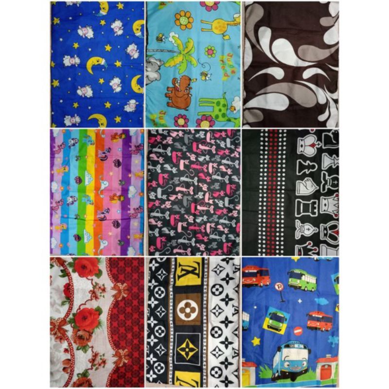 (PILIH WARNA) Sarung bantal 70x50 &amp; guling panjang 90cm