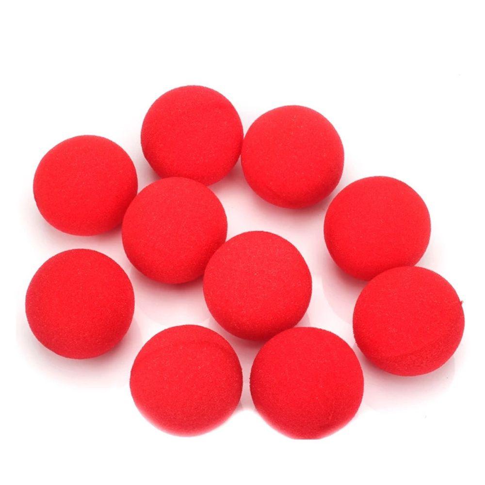 Needway Finger Sponge Ball Magic Aksesoris Penyihir Klasik Melingkar 2.5cm /3.5cm /4.5cm Spons Besar Trik Sulap Close-Up