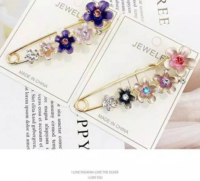 Bros cantik / bros jilbab / tuspin jilbab / bros murah / kancing jilbab / brooch