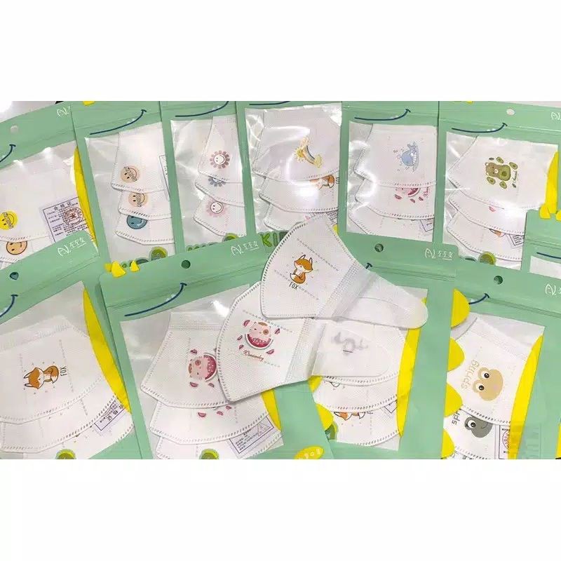 Masker duckbill anak 3ply