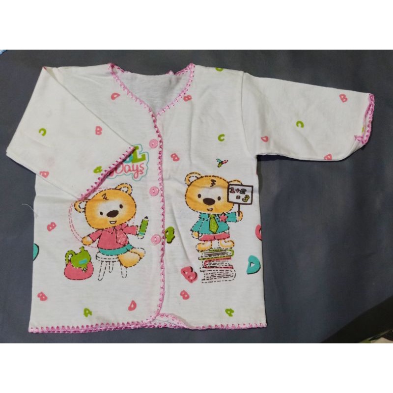 Baju Bayi Lengan Panjang TITIKU Katun Halus Size Newborn Atasan Bayi Baru Lahir Lengan Panjang SNI TITIKU 100% Katun