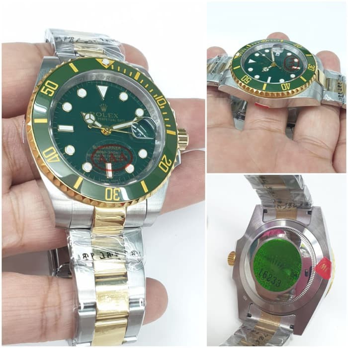 Rolex Submariner Silver Black Dial list Gold GRADE AA MIYOTA