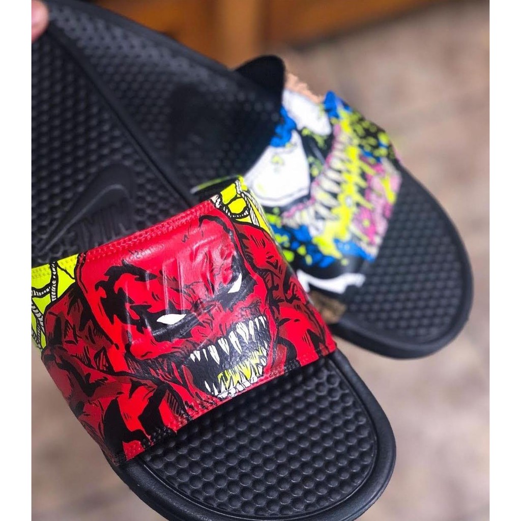 OBRAL..!! sandal slide pria / wanita nikebenassi X venom spiderman