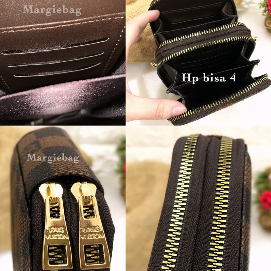 KRQ Dompet LV LATIF Bisa selempang HP handphone Super kokoh tebal bisa taruh kartu juga slingphone ➚