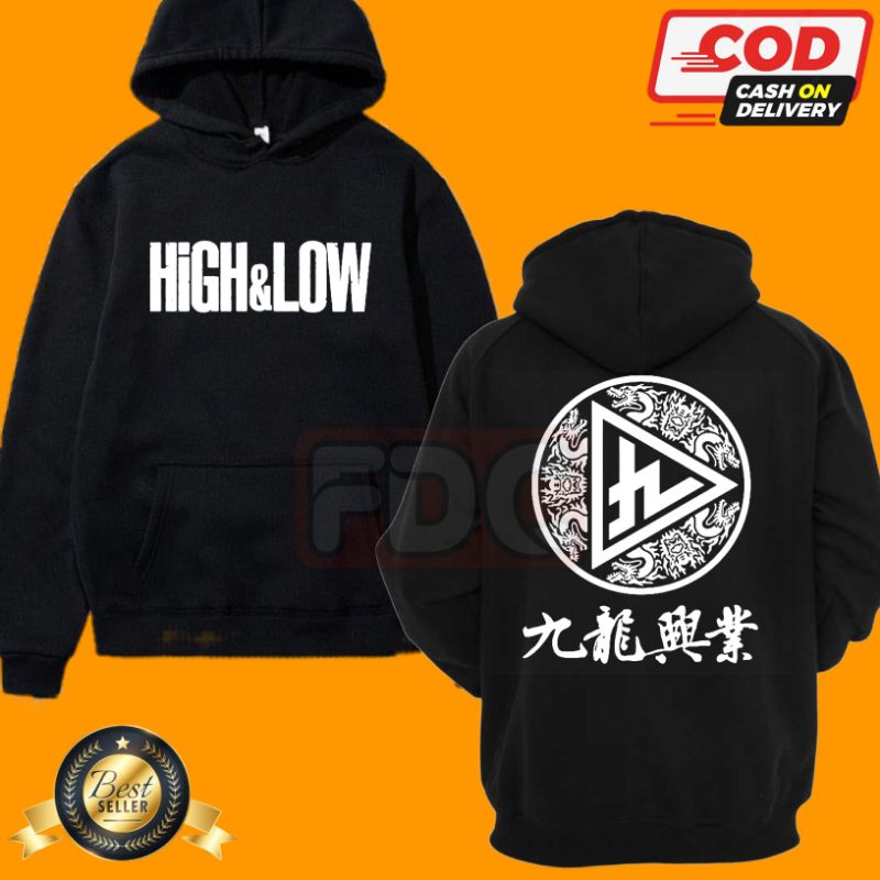 HOODIE HIGH AND LOW KURYU GROUP PRIA DAN WANITA