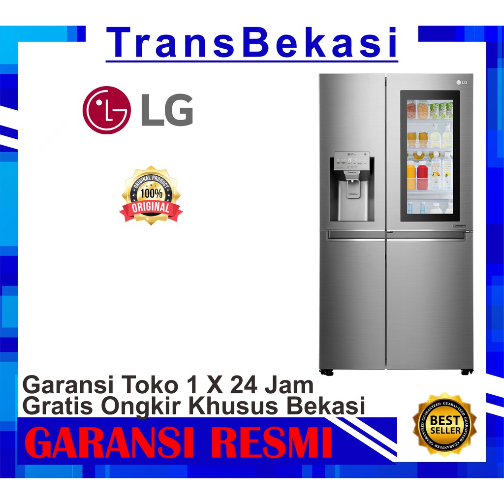 KULKAS LG GC-X247CKAV DOOR IN DOOR INSTAVIEW 668 LITER khusus bekasi free ongkir